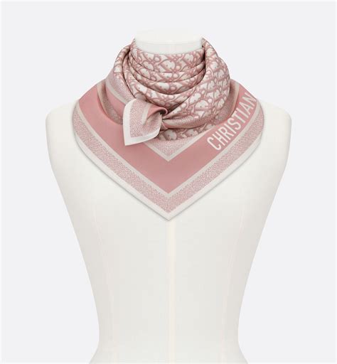 Oblique Diortwin 90CM Square Silk Scarf – Keeks Designer .